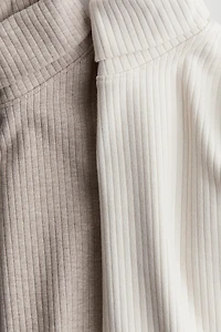 2-pack Ribbed Turtleneck Tops