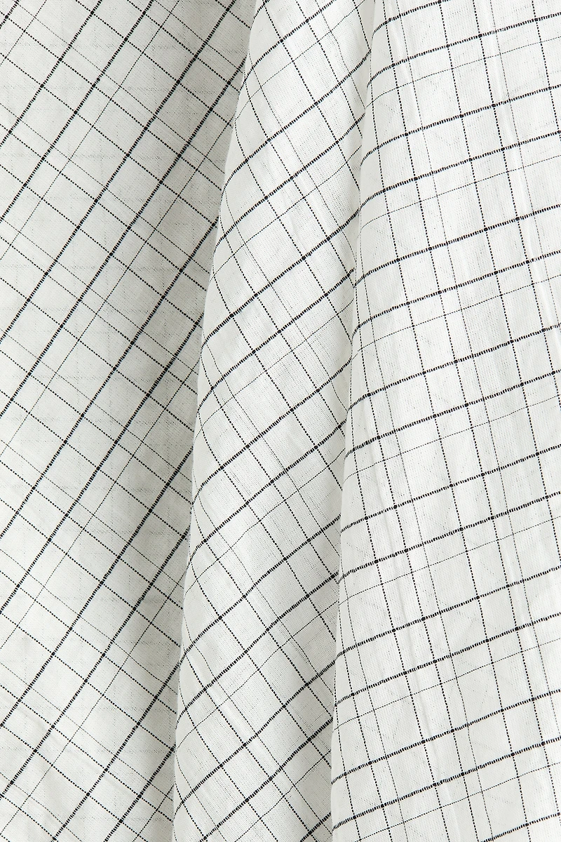 Blouse MAMA en crépon de coton avec cape