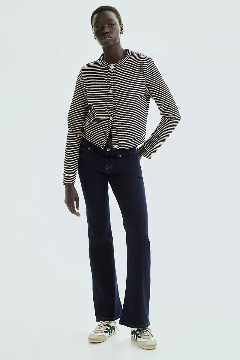 Textured Jersey Cardigan