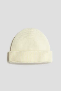 Tuque en tricot côtelé