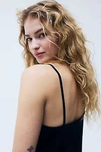 Lace-Detail Jersey Camisole Top