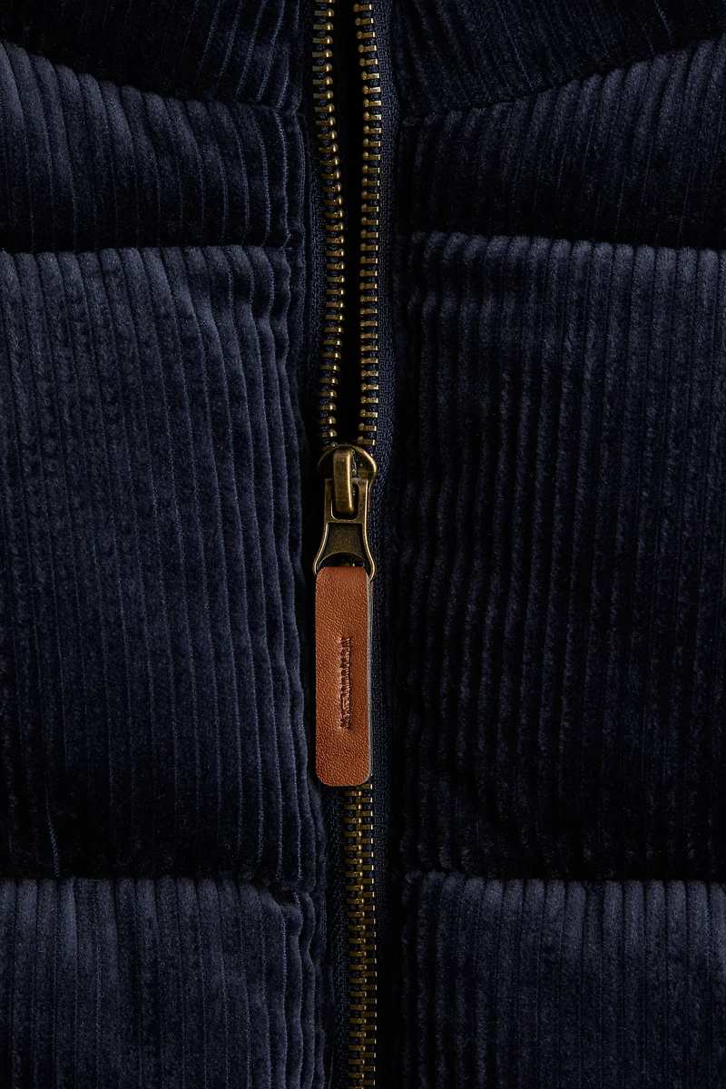 Corduroy Puffer Jacket