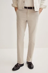 Slim-Fit Cotton Chinos