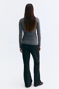 Pantalon MAMA à jambe semi-évasées