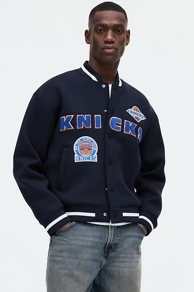 Loose-Fit Scuba Baseball Jacket