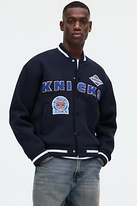 Loose-Fit Scuba Baseball Jacket