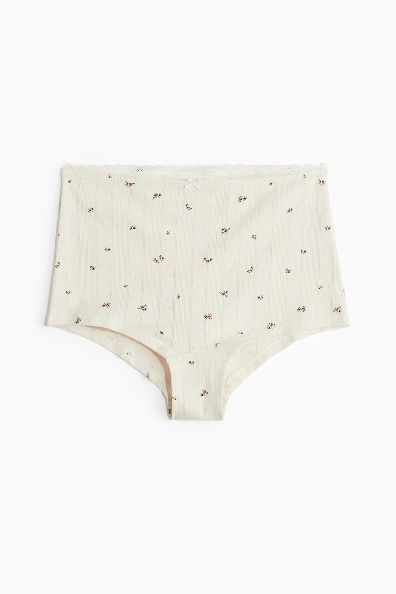 Pointelle Shortie Briefs