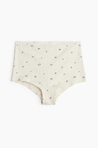 Pointelle Shortie Briefs