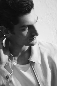 Regular-Fit Linen-Blend Jacket