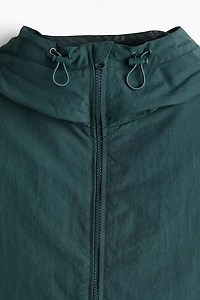 Water-Repellent Nylon Windbreaker