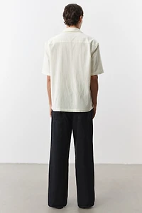Chemise texturée classique