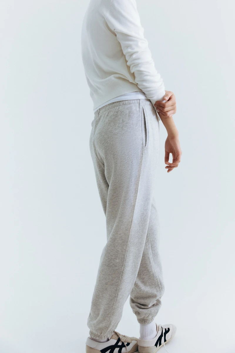 Pantalon en molleton de coton mélangé