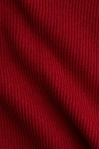 Ribbed Dress with Flared Skirt