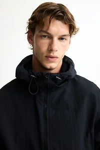 Water-Repellent Nylon Windbreaker