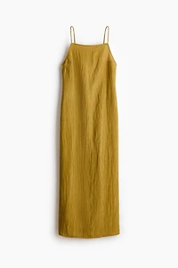 Low-Back Crêpe Dress