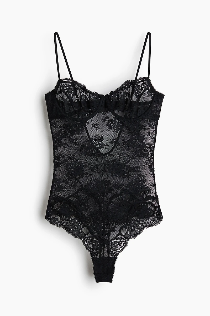 Lace Thong Bodysuit