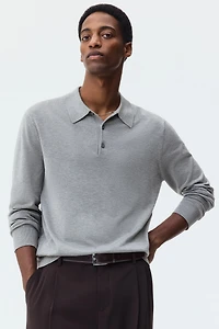 Polo classique en tricot fin