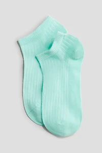 5-Pack Rib-Knit Ankle Socks