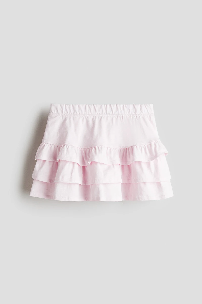 Tiered Jersey Skirt