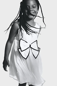 Robe en organza avec boucle