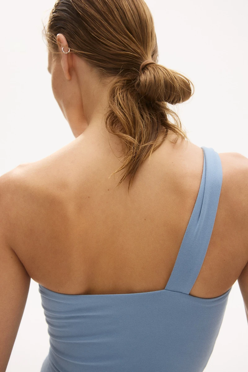One-Shoulder Thong Bodysuit