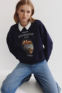 Sweatshirt with Motif