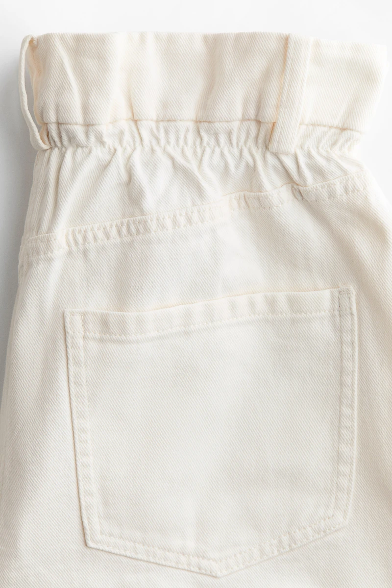 Paper-Bag Bermuda Shorts