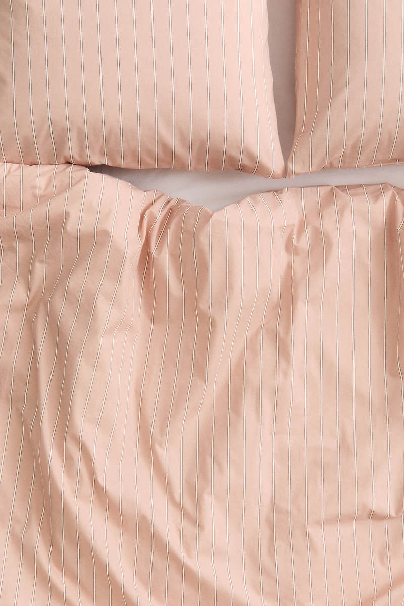 Striped King/Queen Duvet Cover Set