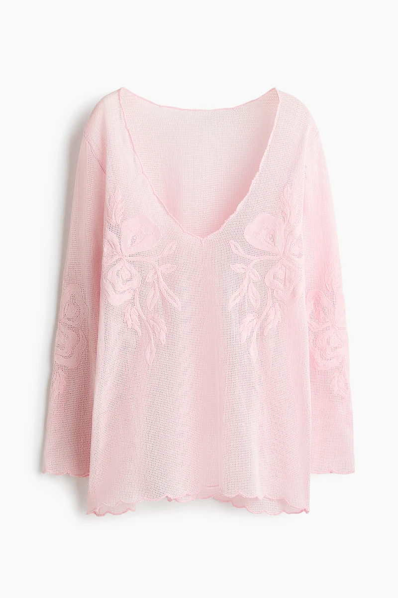 Cotton Mesh Beach Dress