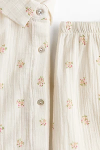 Pajama Shirt and Shorts