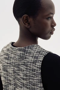 Bouclé Jersey Vest
