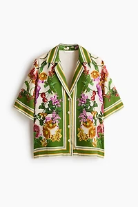 Short-Sleeved Lyocell Shirt