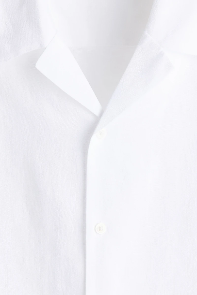Relaxed-Fit Linen-Blend Resort Shirt