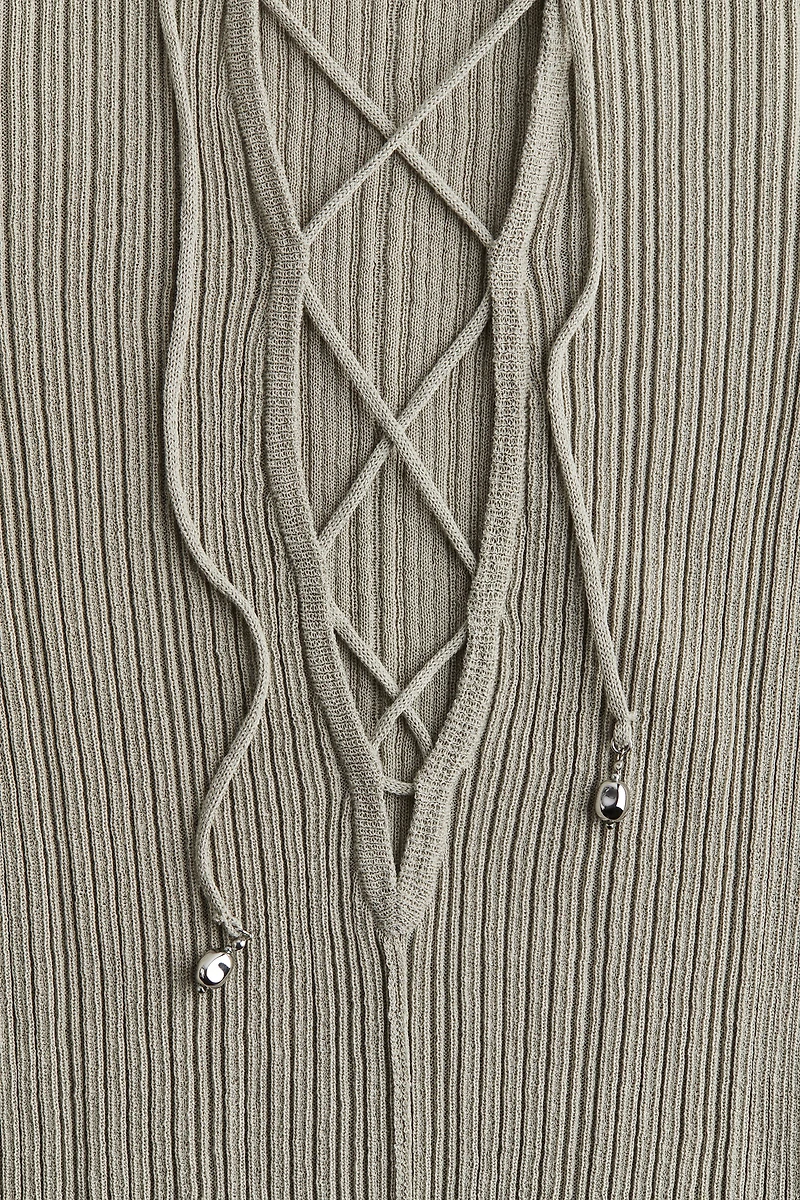Lace-Up Top