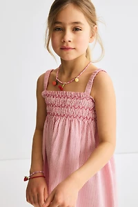 Smocked Strappy Dress
