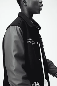 Veste de baseball avec applications
