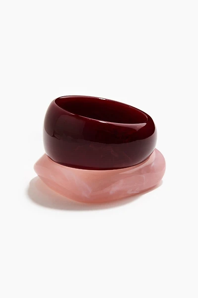 Lot de 2 bracelets jonc