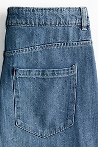 Jean taille haute jambes ballon