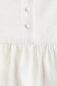 Linen-Blend Dress