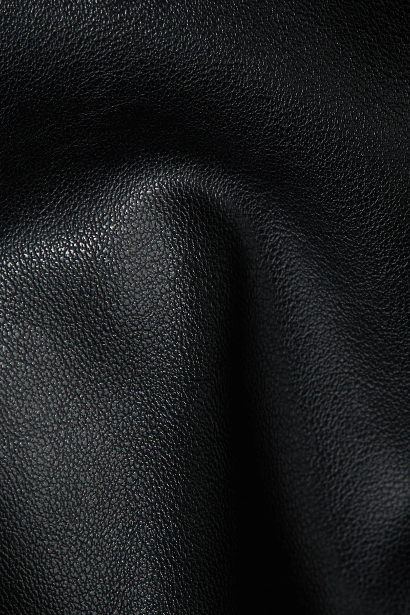 Coated bomber jacket