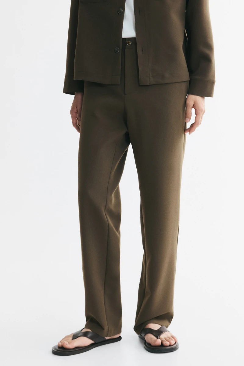 Regular-Fit Twill Pants