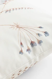 Housse de coussin en toile imprimée