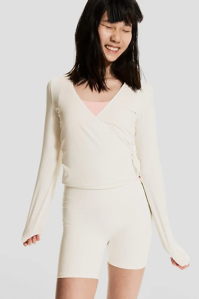 Sports Wrap Top with SoftMove™