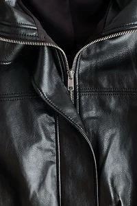 Oversized Bubble-Hem Jacket