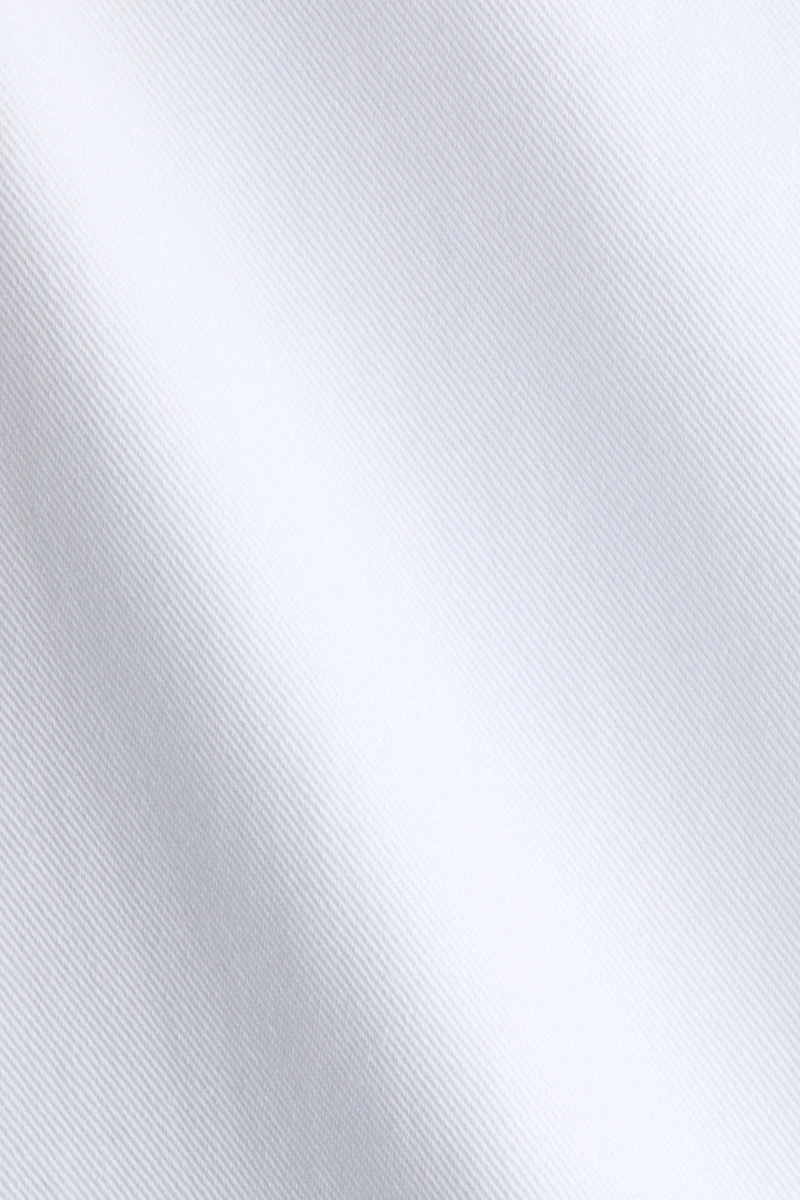 Cotton Twill Midi Skirt