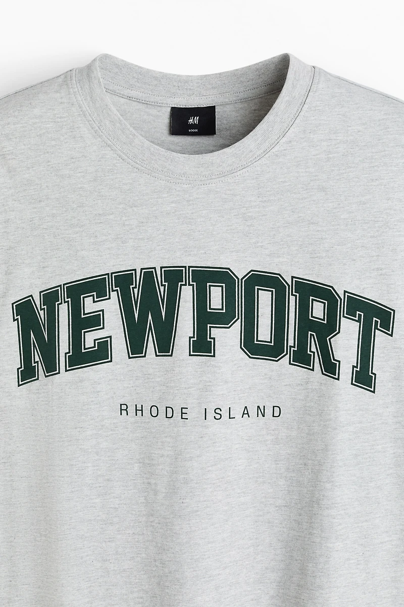 Loose-Fit Printed T-Shirt