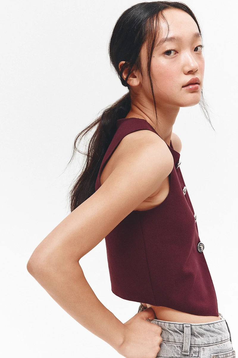 Gilet sans manches en jersey