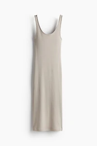 Ribbed Jersey Dress