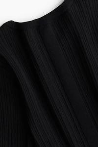 Rib-Knit Bodycon Dress