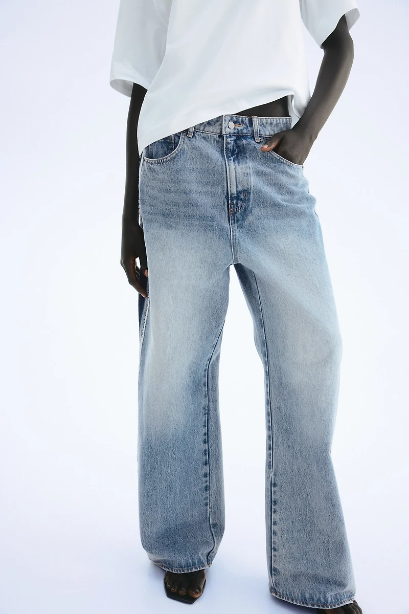 Jeans with Side Panels